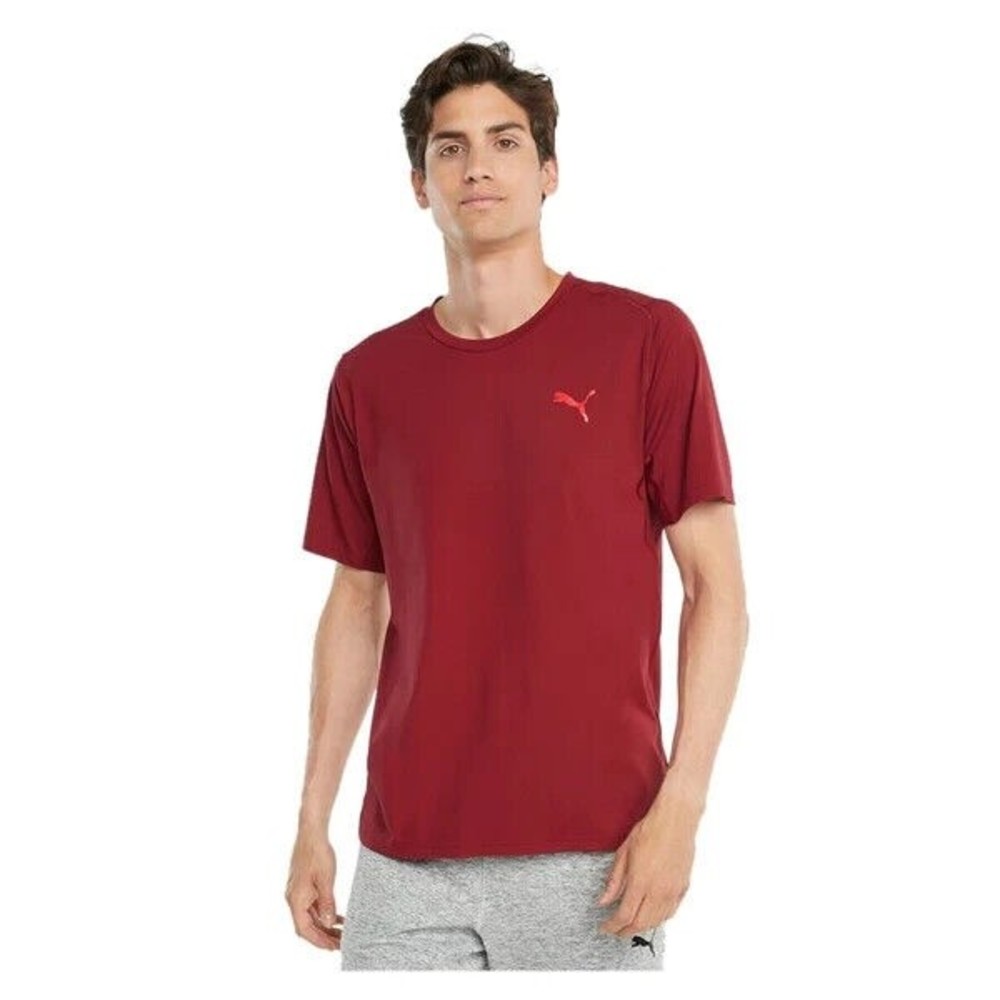 PUMA Men's Train Cloudspun Tee - RED